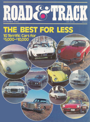 ROAD & TRACK 1984 OCT - TOP SPEEDS, MUGEN-CRX, IROC-Z